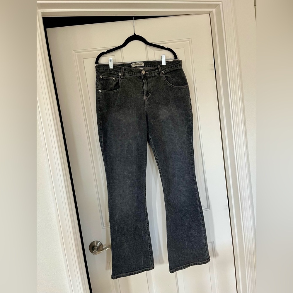 Vintage Cavaricci Women's Gray Flare Jeans